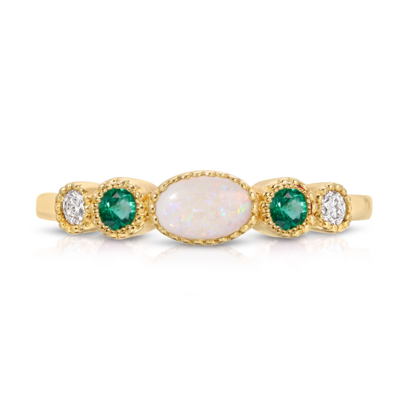 Zera 14k Opal Sapphires Ring