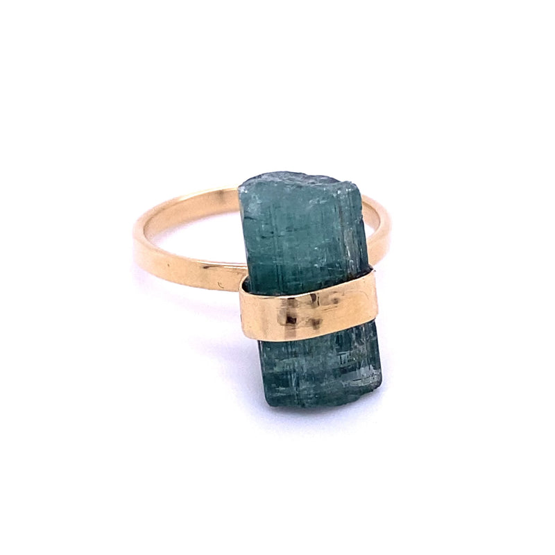 Tourmaline 14k Wrapped Ring