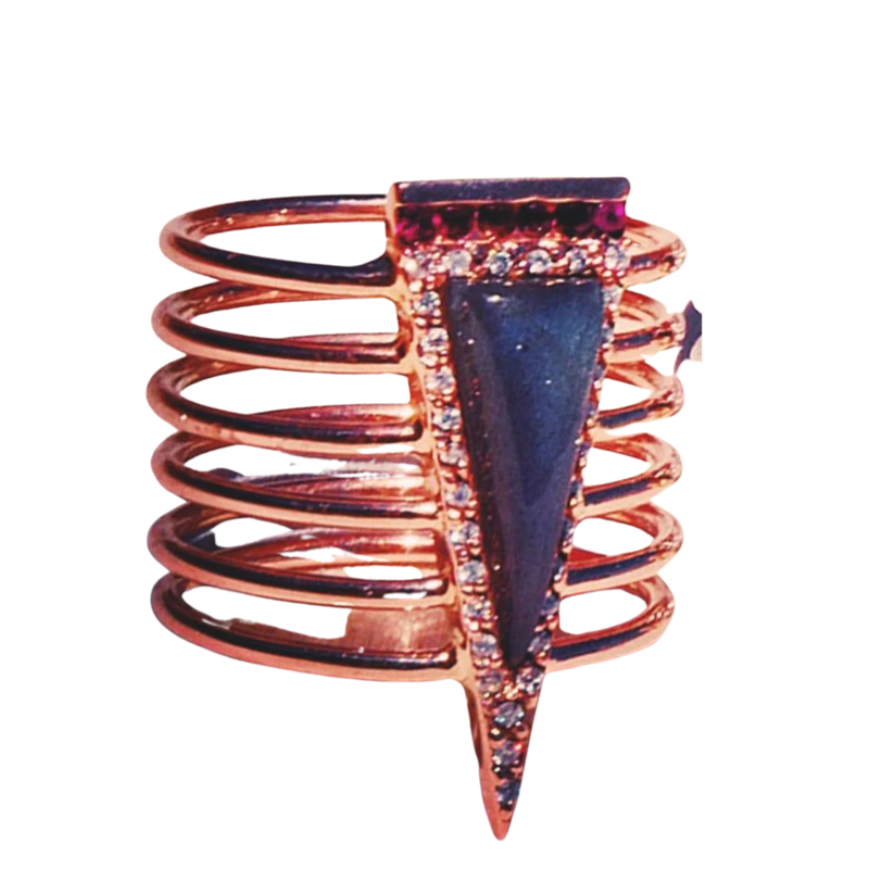 Delphine 14k Rose Gold Ring