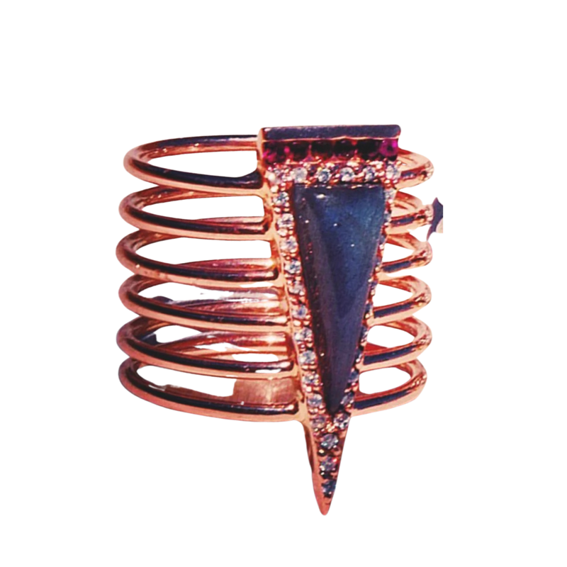 Delphine 14k Rose Gold Ring