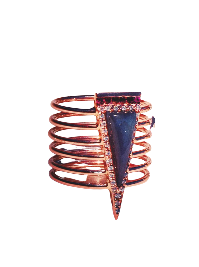 Delphine 14k Rose Gold Ring