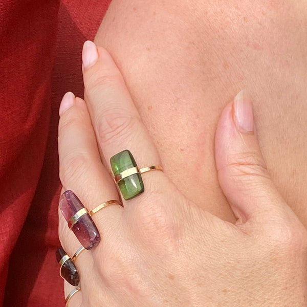 Chrome Tourmaline Ring