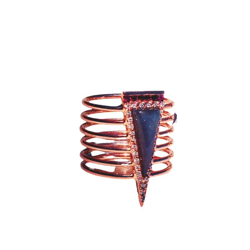 Delphine 14k Rose Gold Ring