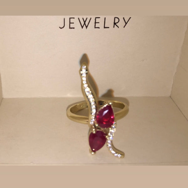 Gecko 14k Ruby Ring