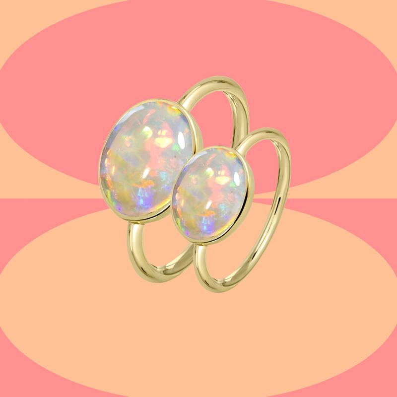 Gabriella 14K Gold Opal Ring