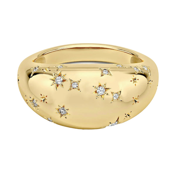 Celestial Stardust Diamond Ring