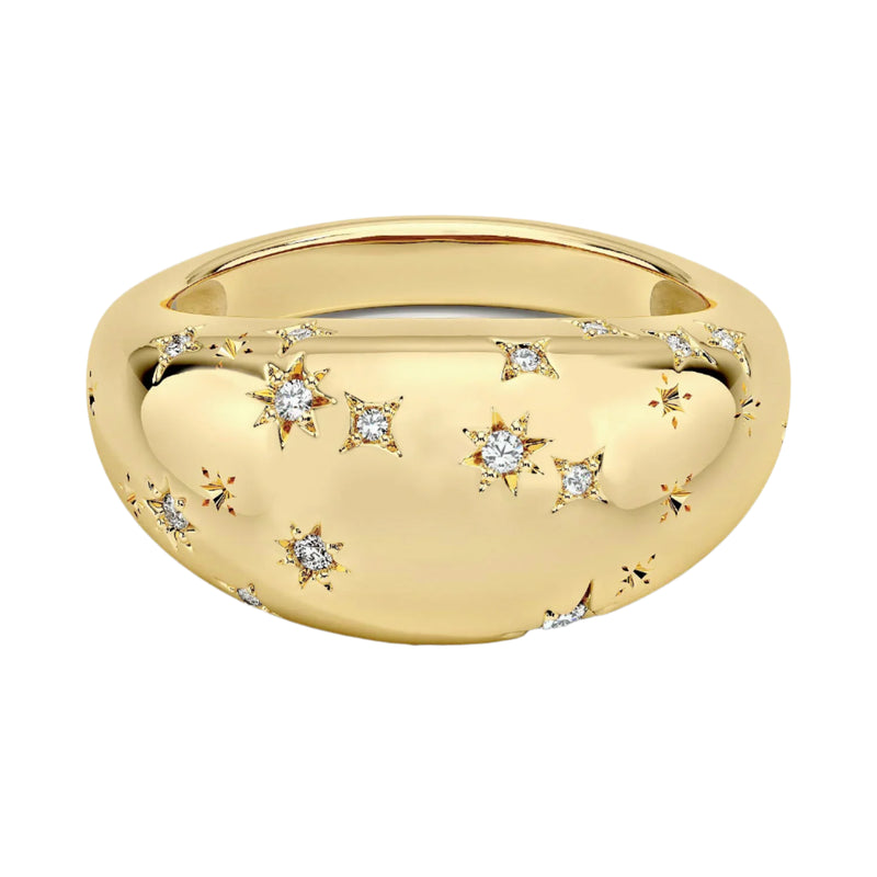 Celestial Stardust Diamond Ring