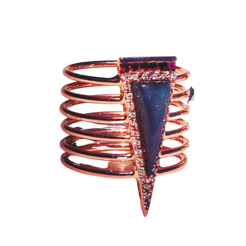 Delphine 14k Rose Gold Ring