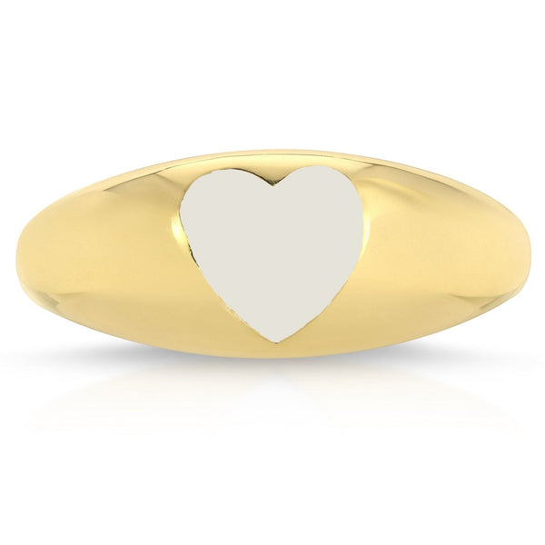 Chloe 14k Gold Heart Ring