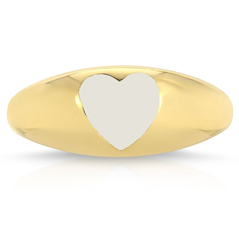Chloe 14k Gold Heart Ring