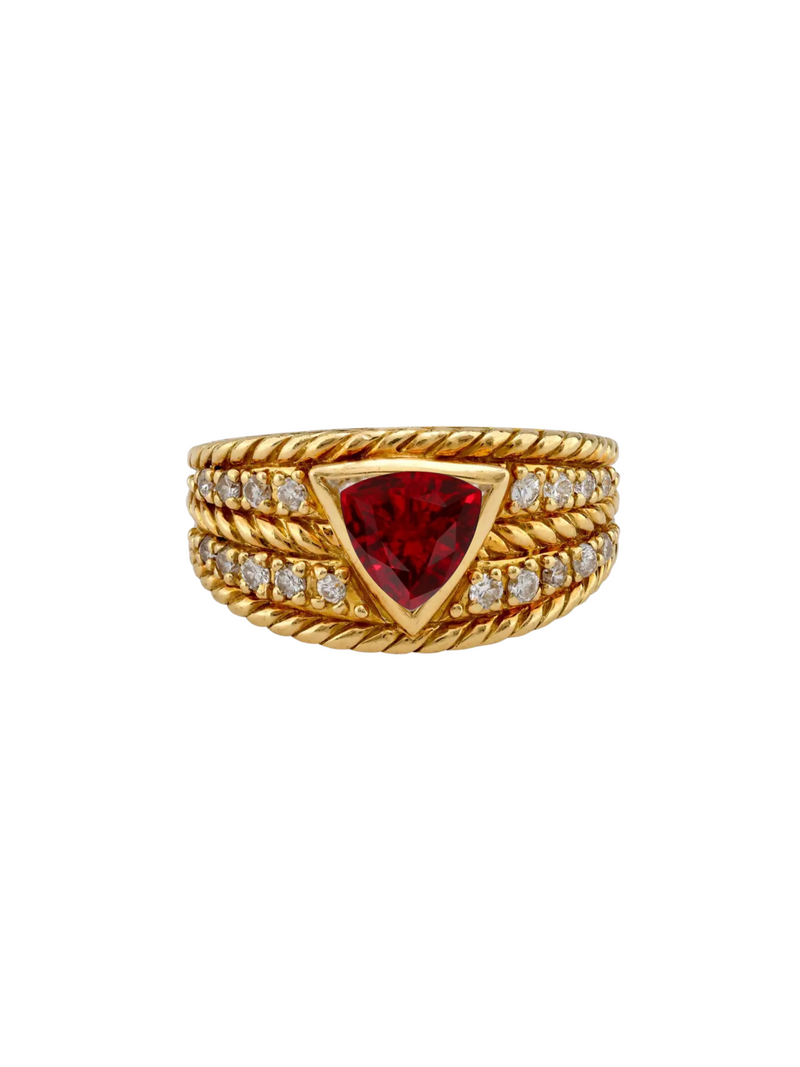 18k vintage ruby