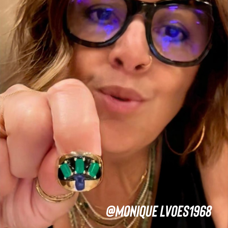 The Monique 14k Gold Mushroom Ring