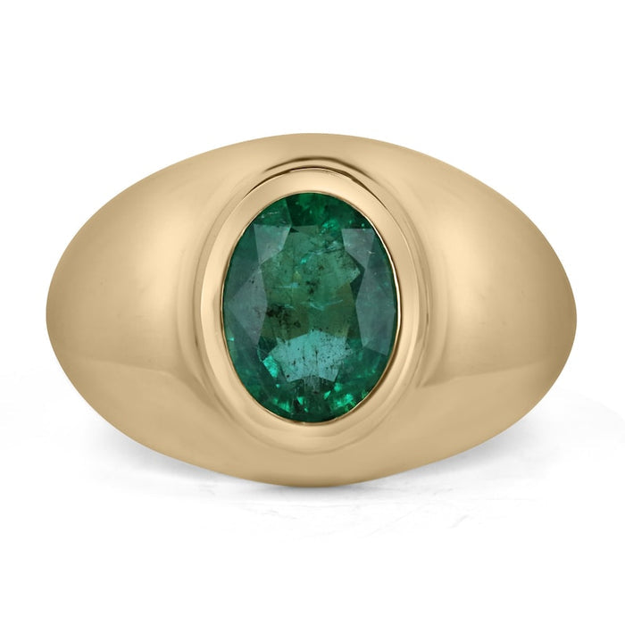 Mila Emerald Dome Ring