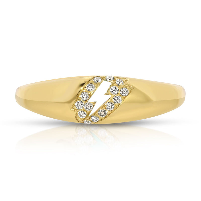 Sylvia small Lightening Bolt Ring