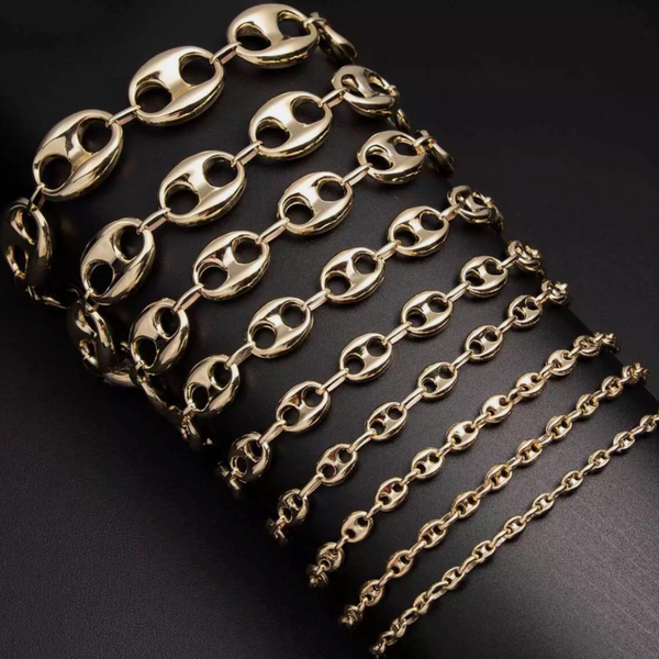 Solange Puffed Mariner 14k Chain Bracelet