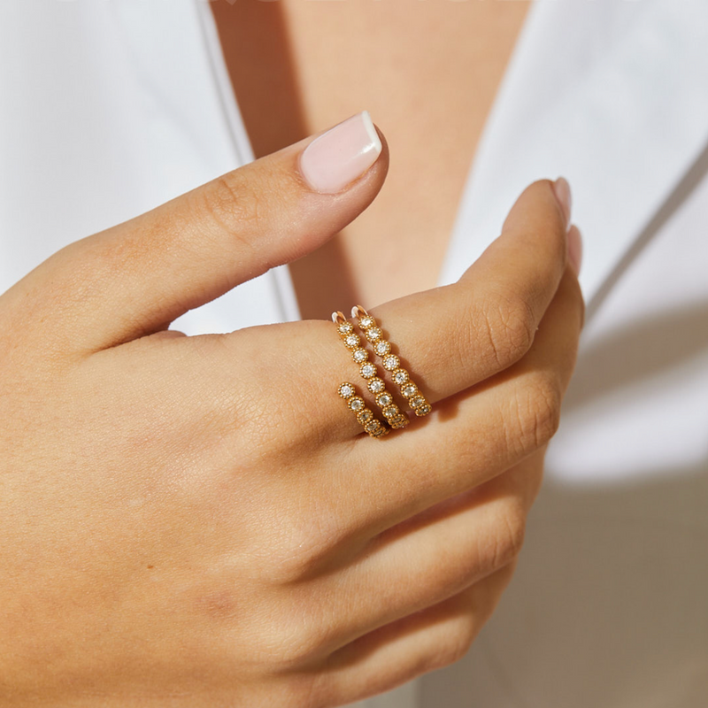 Virginie 18k Coil Ring