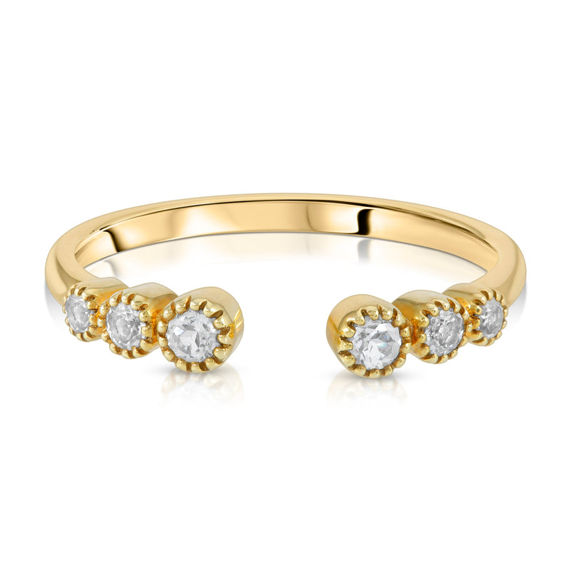 18K VENUS RING WITH DIAMONDS-EJL 