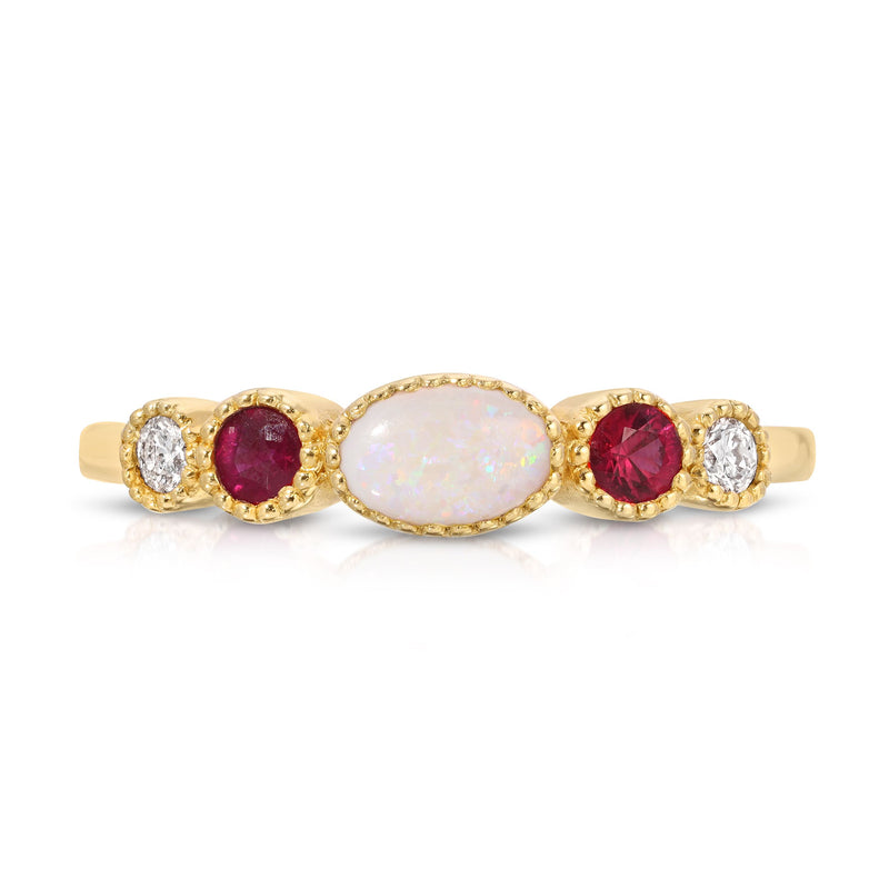 Zera 14k Opal Sapphires Ring