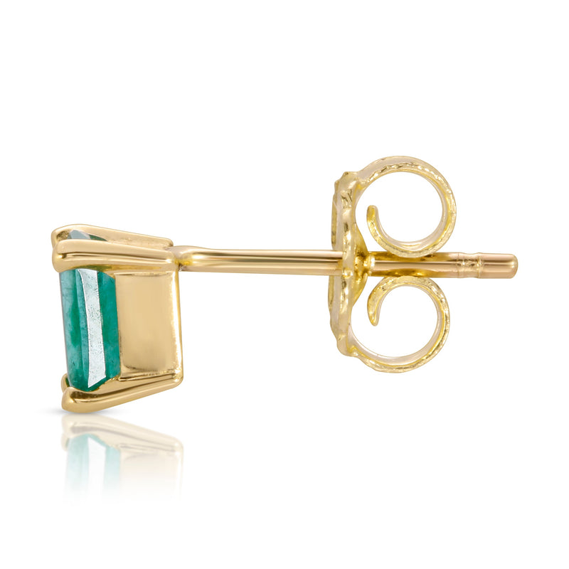 Chanel Emerald Stud Single Earring