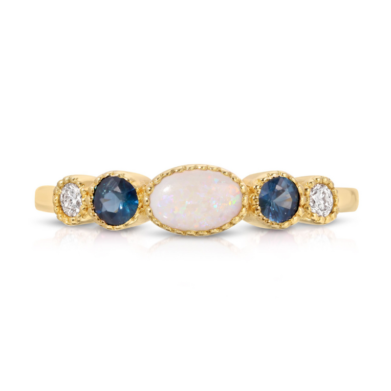 Zera 18k Opal Sapphires Ring
