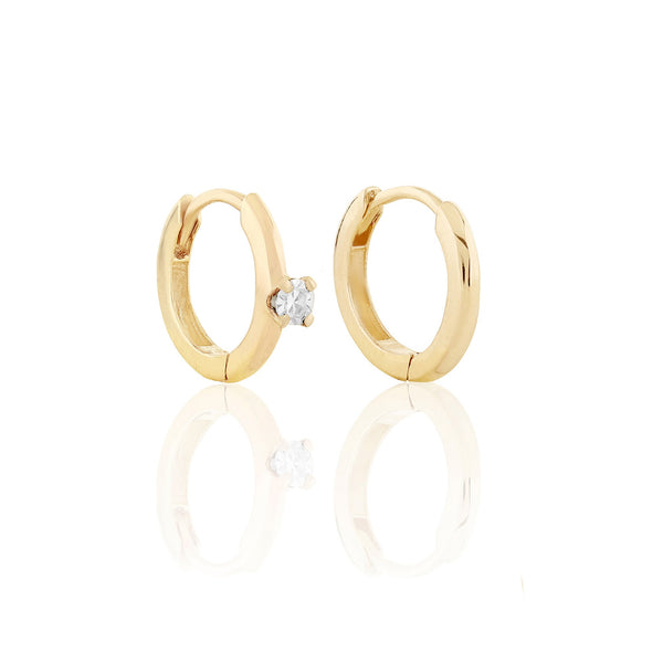 One Diamond Earring-EJL 