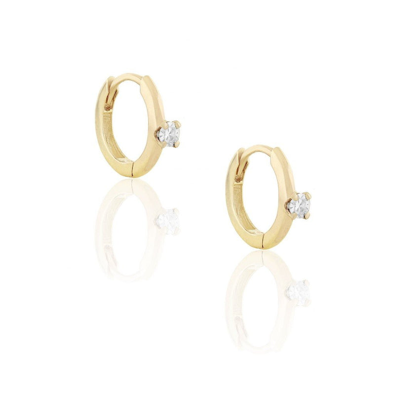 Mini Diamond Hoops-EJL 