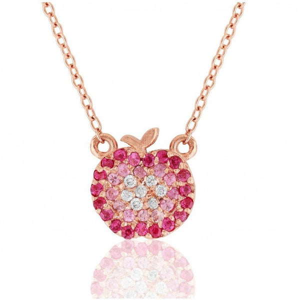 14K Nyc Pink Sapphires Necklace-Eve Stones