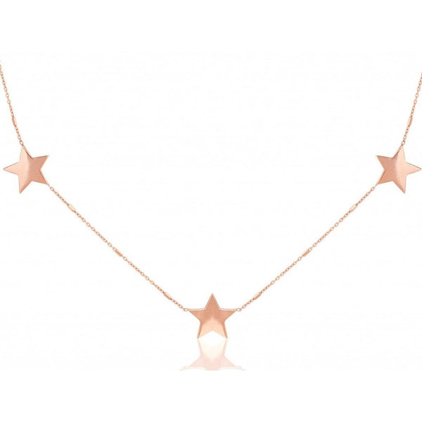 18K STARS NECKLACE-EJL 