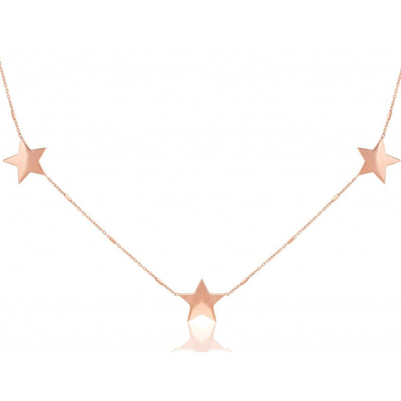 18K STARS NECKLACE-EJL 