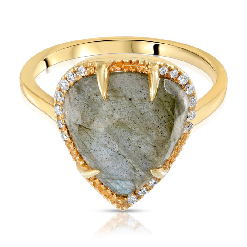 18K HEART RING WITH LABRADORITE & DIAMONDS-EJL 