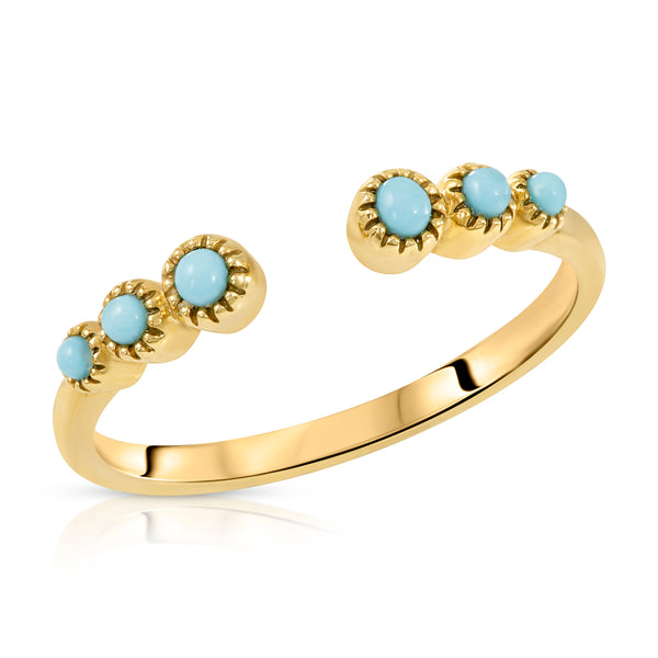 EJL  14k Zoe Turquoise Ring-EJL 